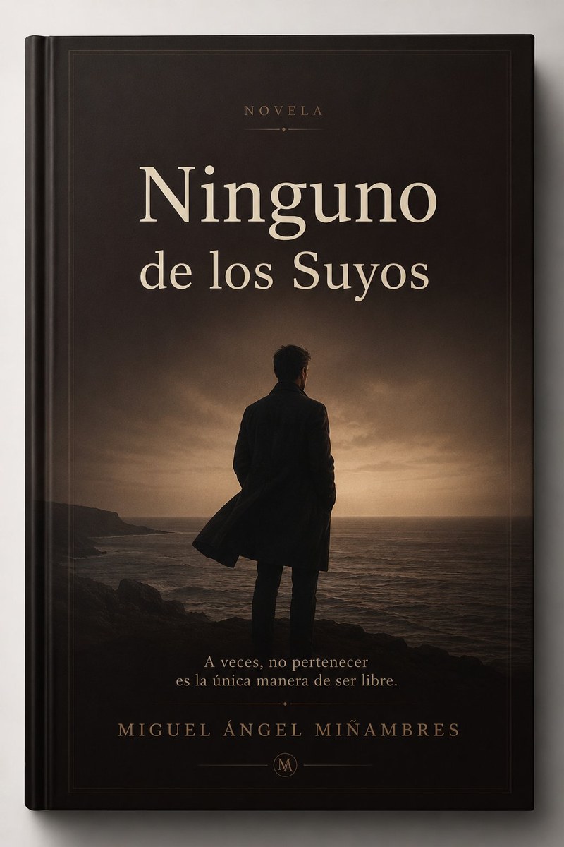 Portada de la novela Ninguno de los Suyos, de Miguel Ángel Miñambres